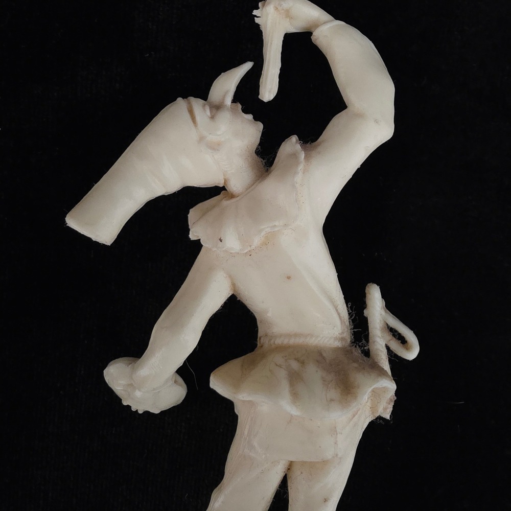VTG Fontanini Depose Italy Pulcinella Figure Commedia Dell'Arte Spider Mark RARE - Picture 7 of 10